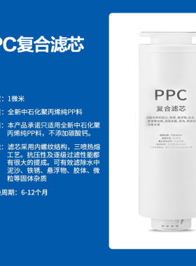 适配易开得净水器滤芯SAT-3031/3032/3033/35纯水机PPC复合反渗透