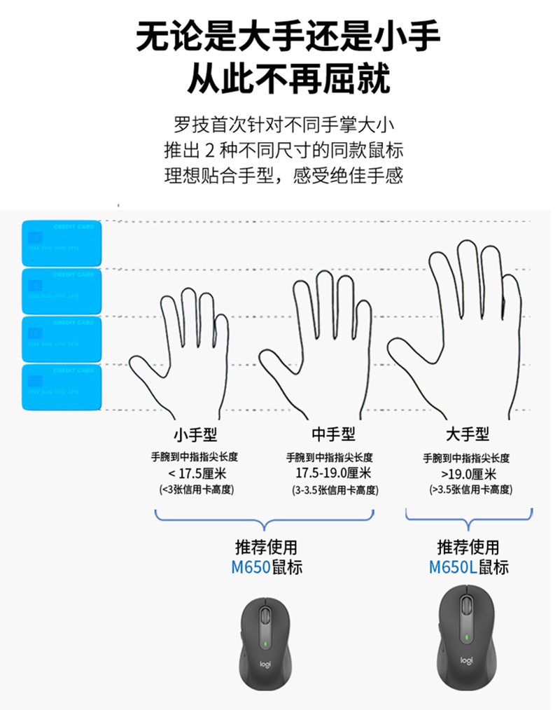 罗技M650M/L无线蓝牙静音鼠标适用大小手办公笔记本电脑粉色女生 - 图2