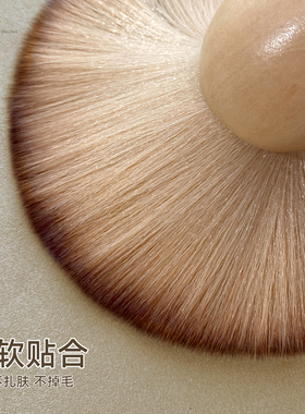 高品质超大实木粉尘刷美甲工具