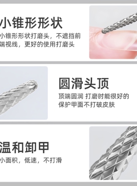 卡妞钢制甲片台阶后缘打磨头