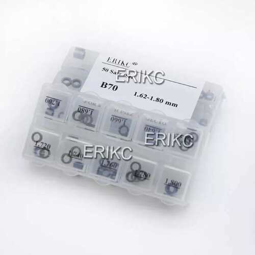ERIKC B70 50pcs油嘴弹簧调整垫片适用piezo博士压电喷油器调整垫 - 图2
