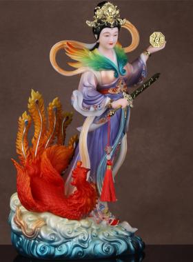 九天玄女神像汉白玉圣母