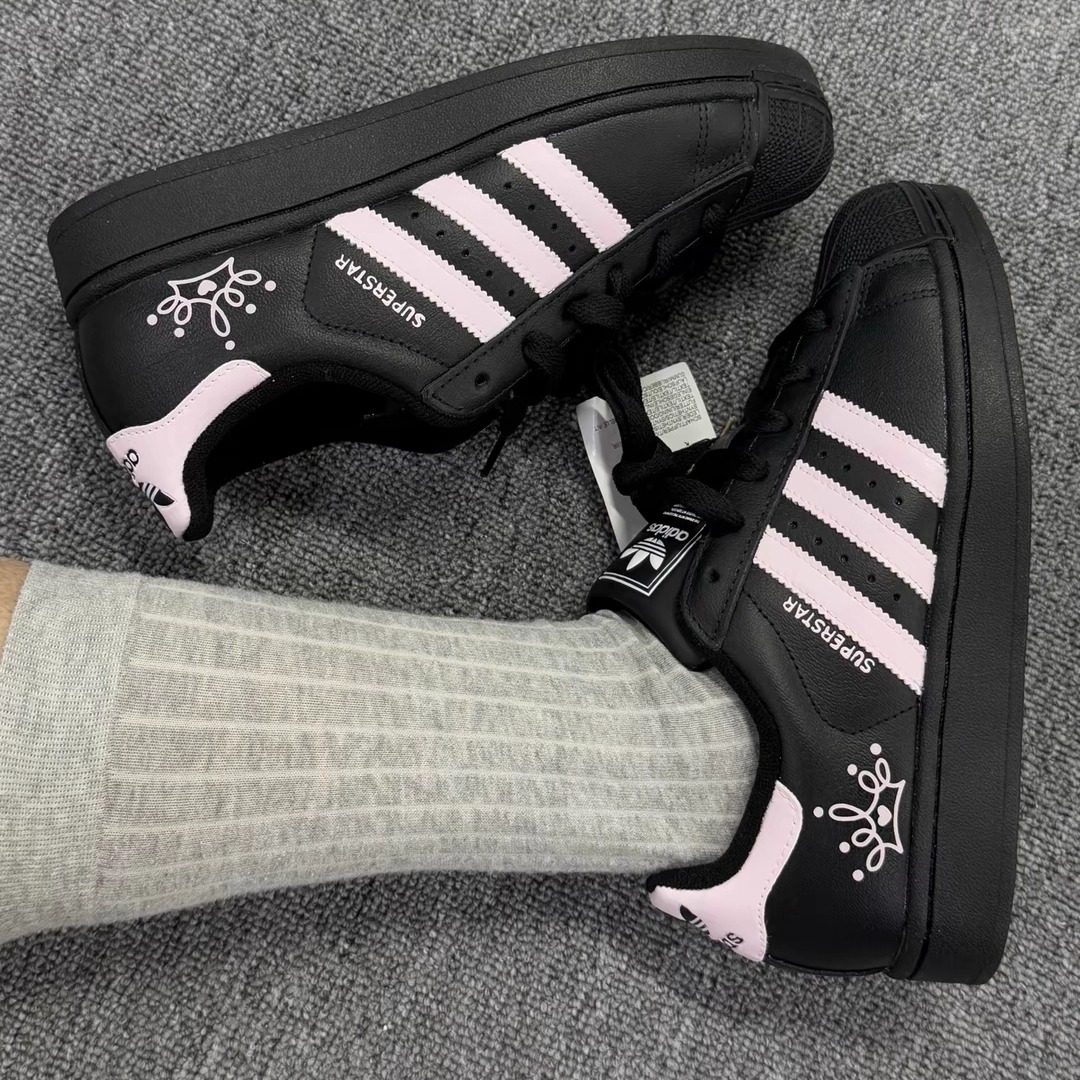 球鞋定制adidas originals superstar 粉墨天使贝壳头低帮板鞋女,淘宝优惠券,粉丝福利购,淘宝优惠卷
