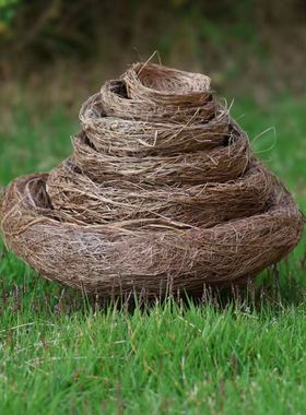 仿真鸟巢小鸟窝家居装饰复活节