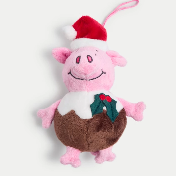 英国MS玛莎Percy Pig 2025圣诞限定款佩西小猪树顶装饰玛莎猪 - 图1