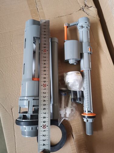 mt 分体 顶双按 马桶 水箱配件 高款 坐便器耐海水进水阀排水按钮 - 图0