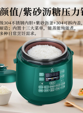 多功能小型迷你米汤分离电压力锅