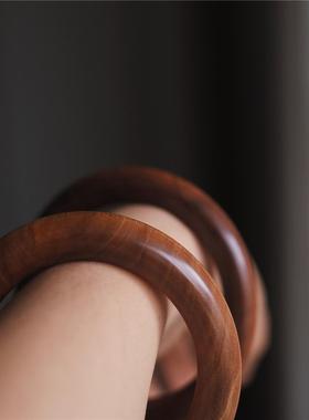 老山檀香木镯腔调国风