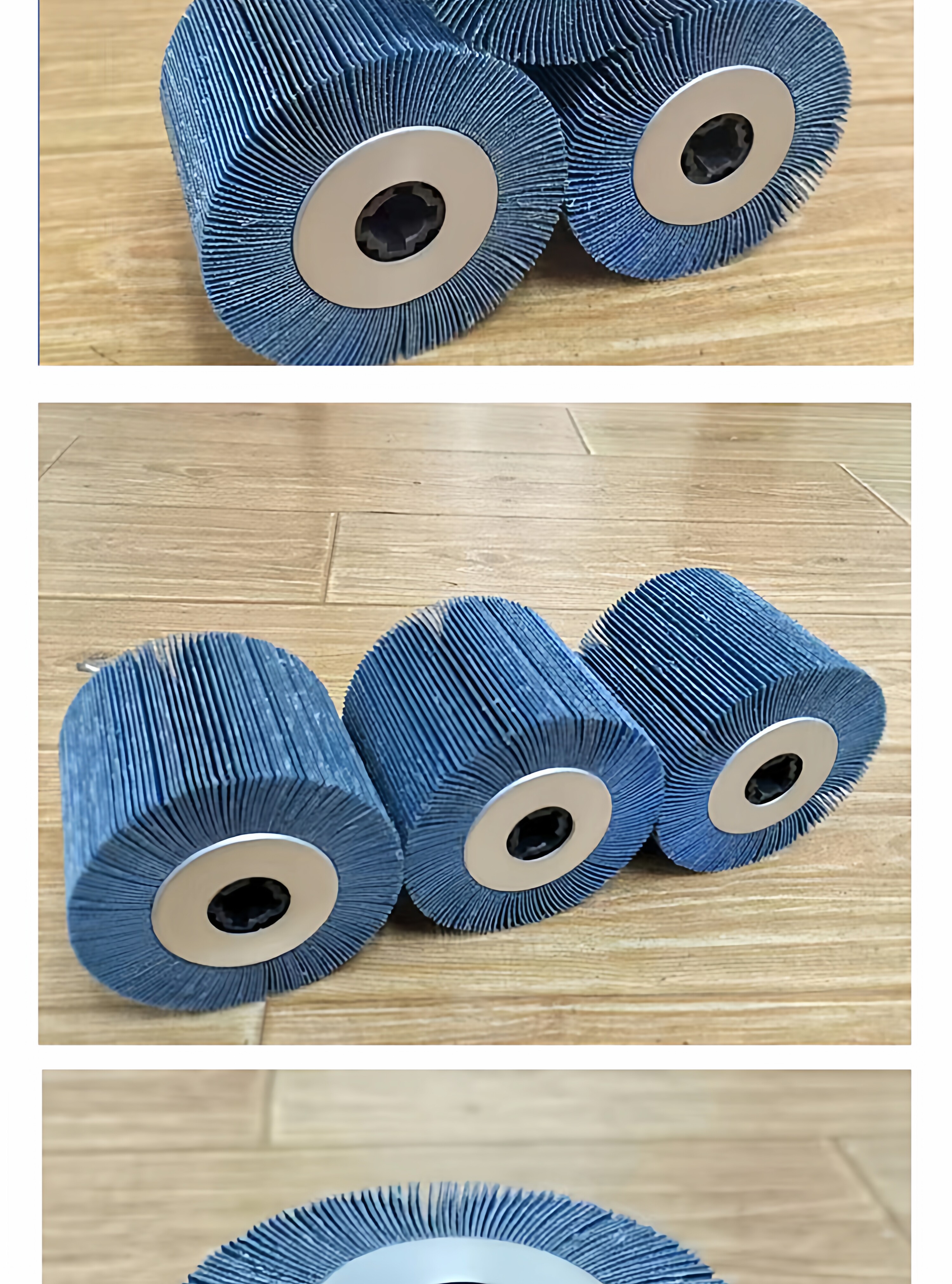 厂家直销新款蓝砂全砂布拉丝轮不锈钢金属打磨抛光拉丝轮打磨除锈,淘宝优惠券,粉丝福利购,淘宝优惠卷