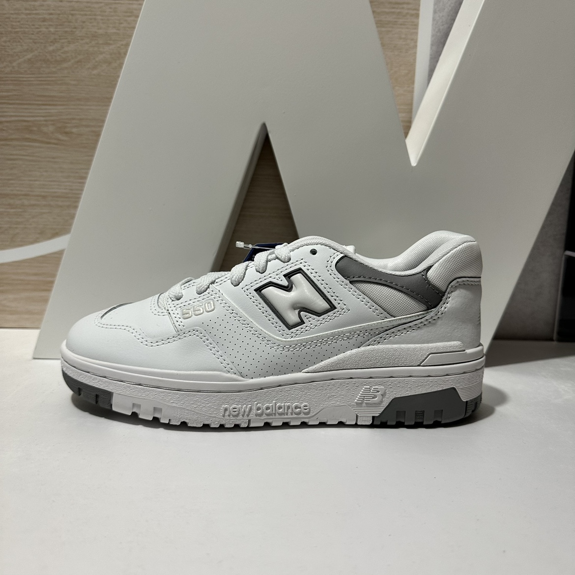 New Balance NB23夏季男女中性款休闲运动鞋复古板鞋BB550SWA/SWB - 图1