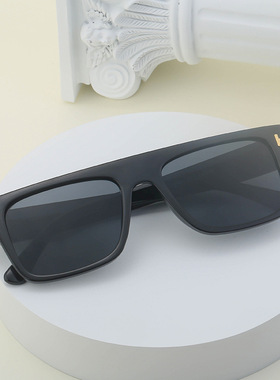 Retro men's sunglasses, box shaped sunglasses, women's tren