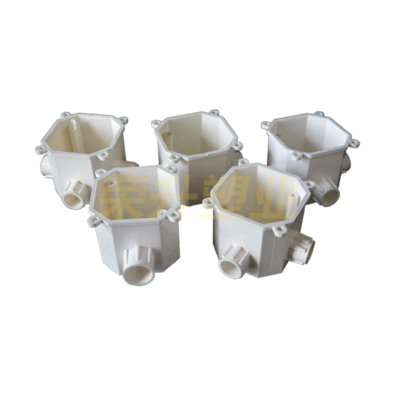 PVC带杯梳八角灯头盒 高深司令箱工程预埋分线盒接线盒60  70  80,淘宝优惠券,粉丝福利购,淘宝优惠卷