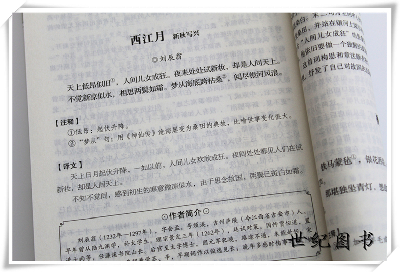 正版图书宋词三百首赏析全解原文译文注释中国古诗词大全集点评唐诗元曲纳兰词论语诗经楚辞鉴赏辞典小学生初中青少年书籍-图3