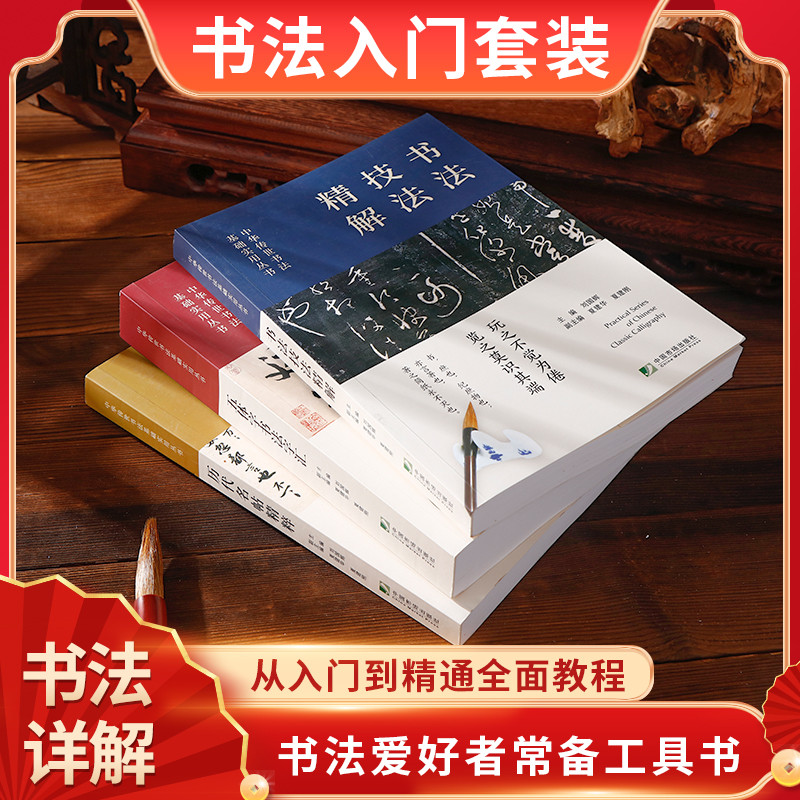 3册套装 中国传世书法技法精解+书法字典+历代名帖鉴赏 楷书行书隶篆草书培训教程 曹全碑九成宫醴泉铭兰亭序等碑帖字帖五体字查询 - 图0