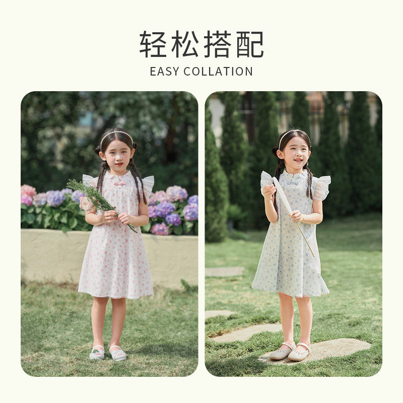  茵曼童装连衣裙