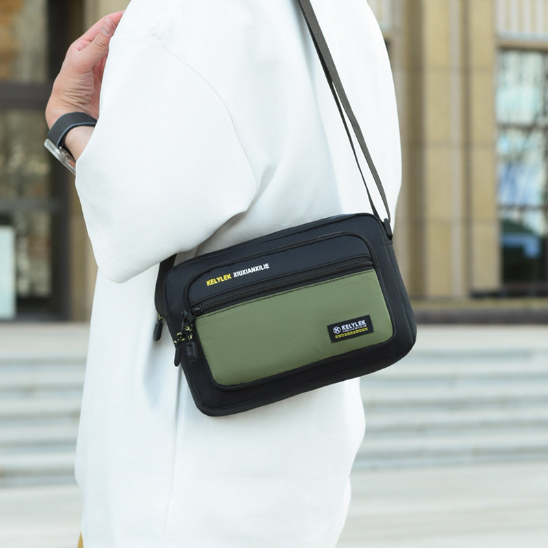 新款多层生意收钱包手机包商务男包单肩包男士斜挎包牛津布小背包,淘宝优惠券,粉丝福利购,淘宝优惠卷