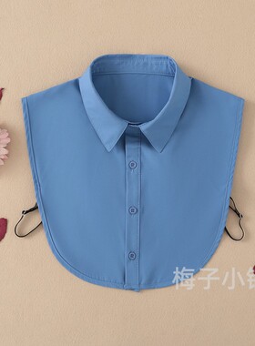 衬衫尖领假领子春秋冬职业正装休闲西装工装商务免烫衬衣假衣领女