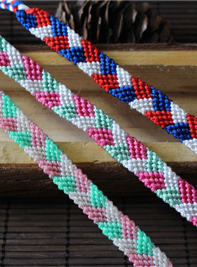 diy编织材料包送教程手绳