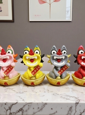 新款瓦猫瓦当猫招财灵兽云南旅游纪念品非遗伴手礼物创意桌面摆件