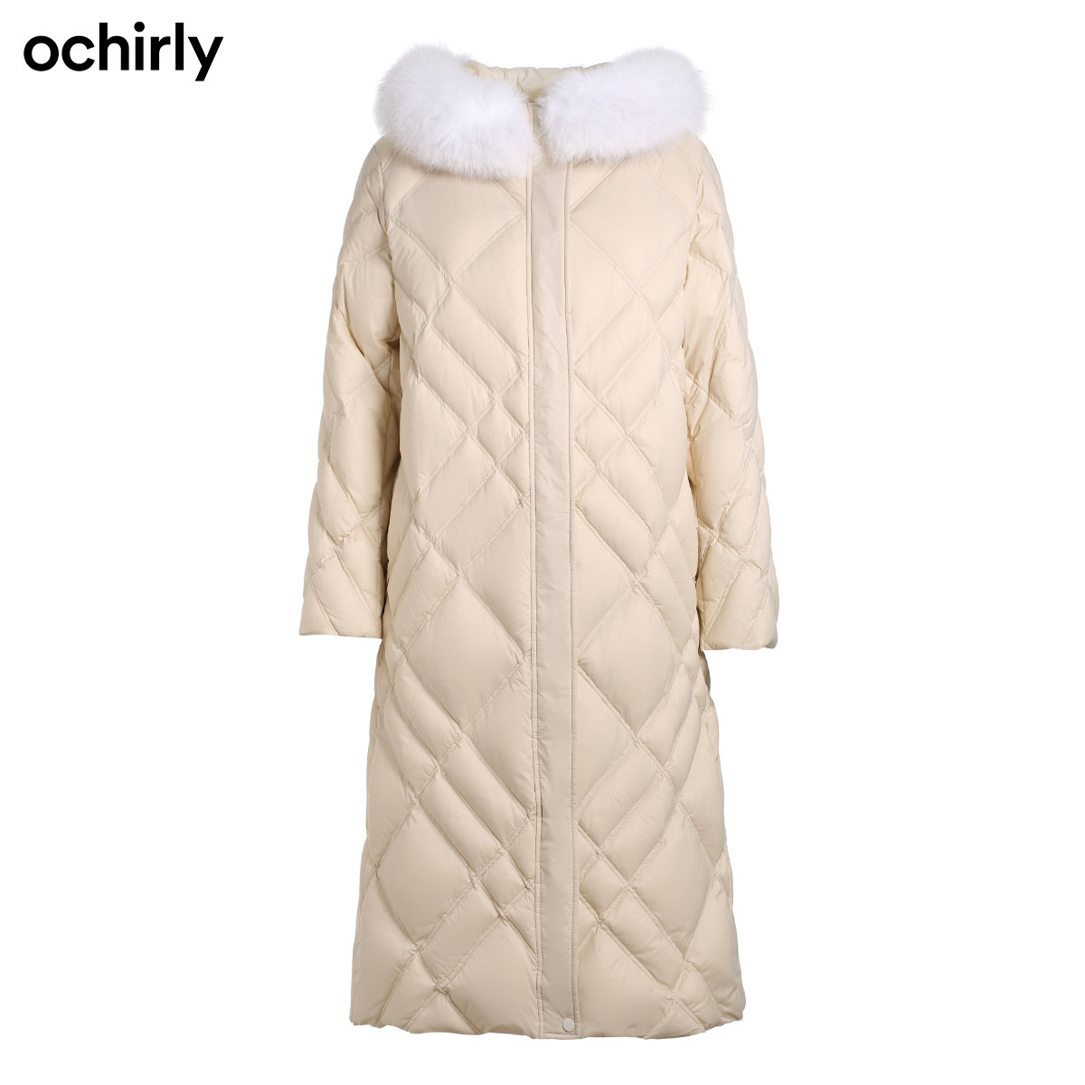 【提前加购】欧时力新款配毛领羽绒服 ochirly羽绒服