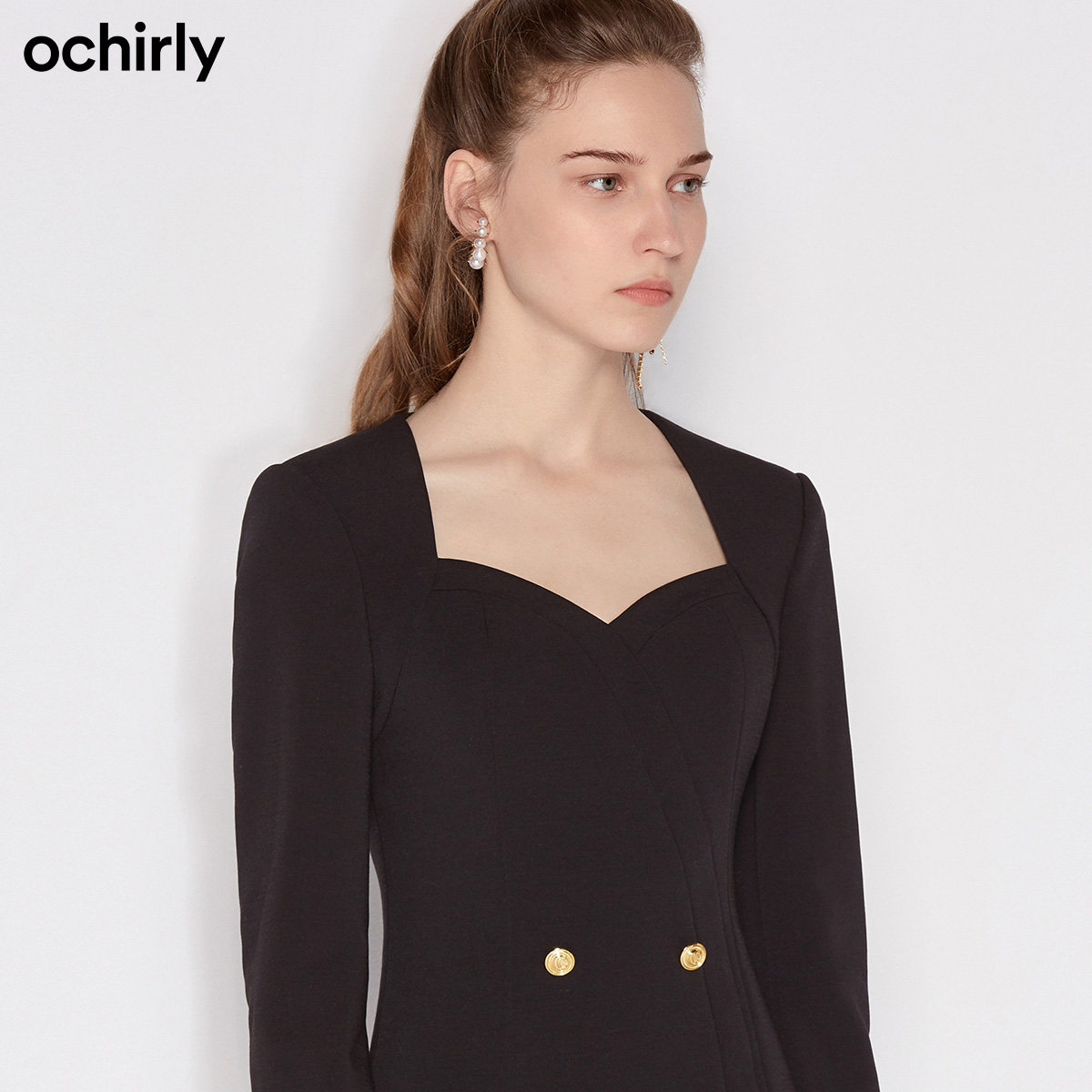 ochirly欧时力春季新品心形连衣裙 ochirly连衣裙