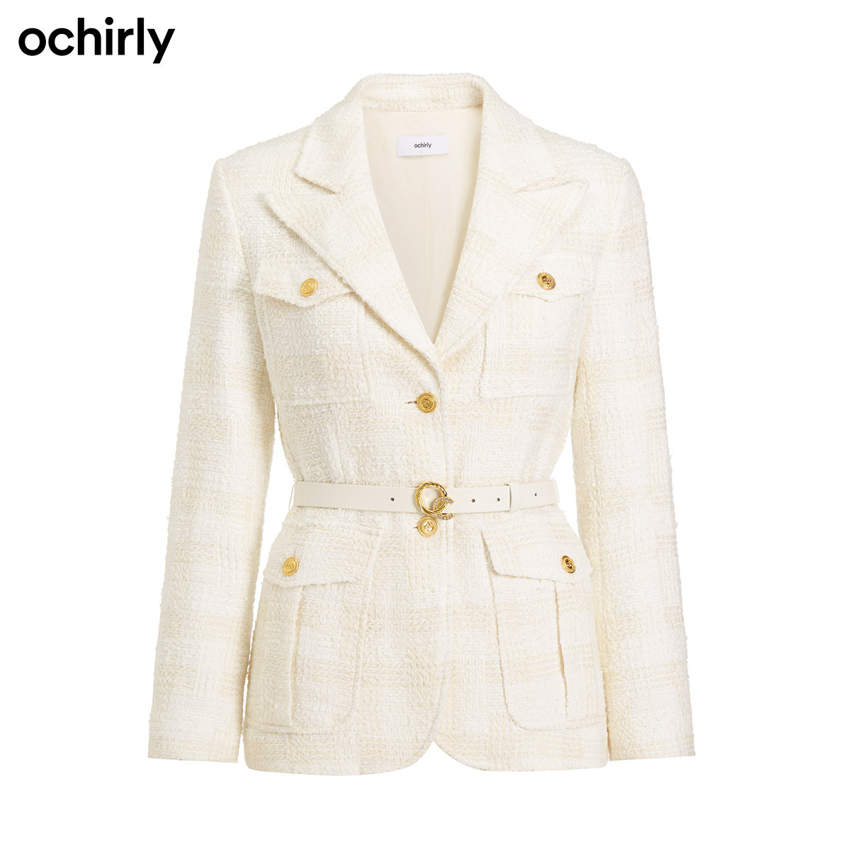 2件9折欧时力2022新款春装小香风女 ochirly短外套