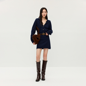 【新品】OCHIRLY欧时力 羊毛针织外套开衫a字半身裙套装2026春夏