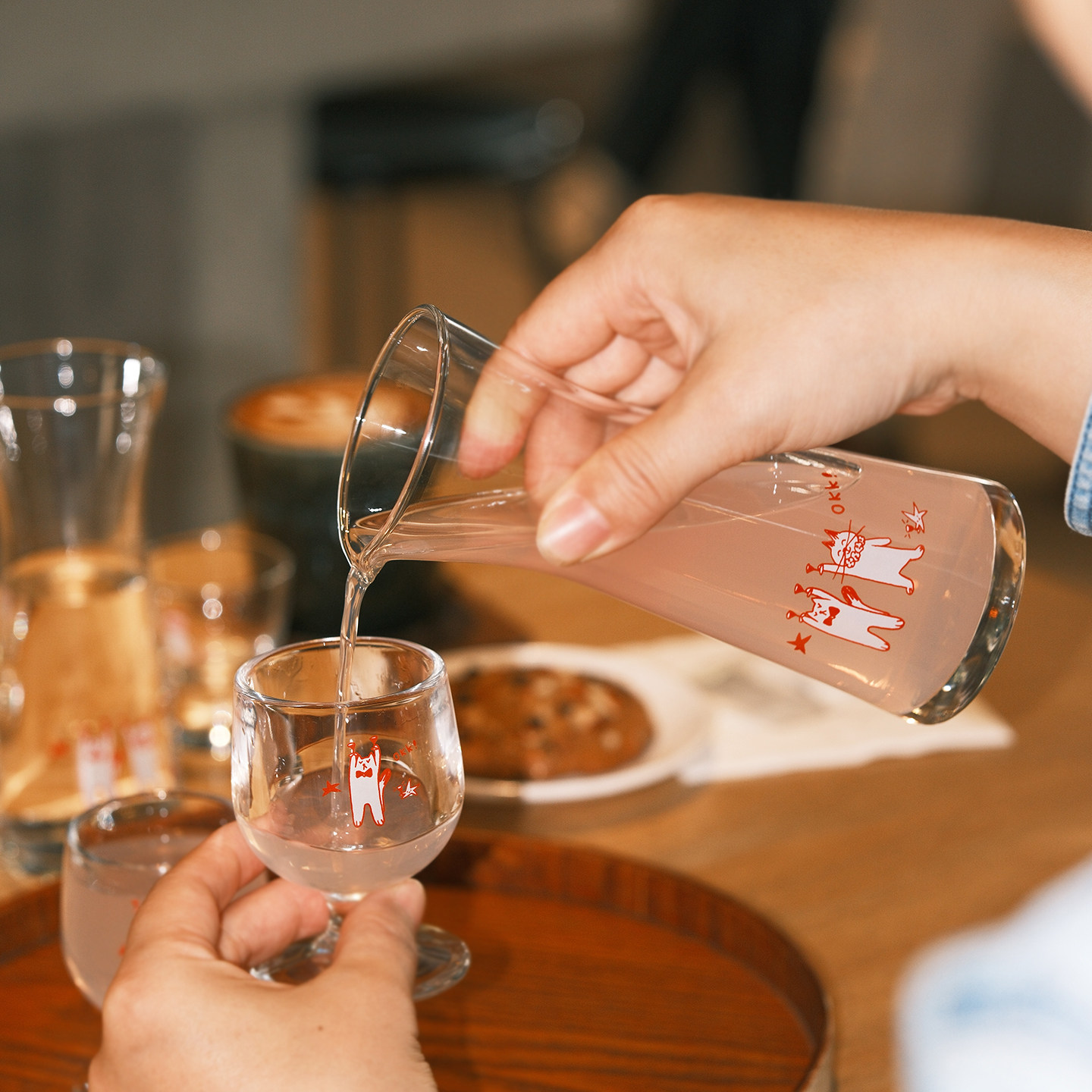 原创可爱OKK小猫小狗玻璃分酒器小酒壶小酒杯酒具套装分享醒酒器,淘宝优惠券,粉丝福利购,淘宝优惠卷