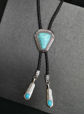 昊泉金属镶嵌吊坠男女个性项链