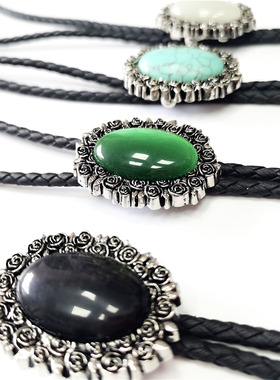 玫瑰花项链昊泉宝石女合金