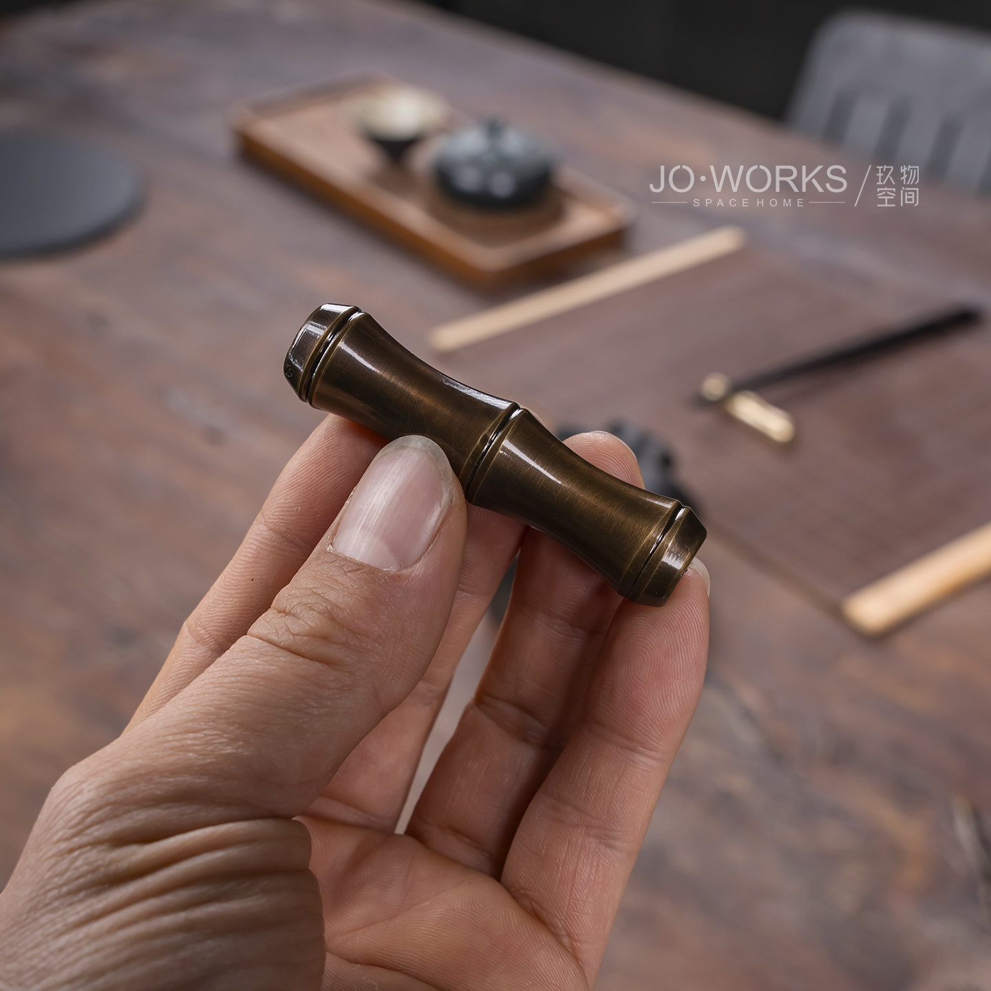 黄铜竹节造型筷架中式酒店金属工艺品质餐厅筷托日式复古筷勺架,淘宝优惠券,粉丝福利购,淘宝优惠卷