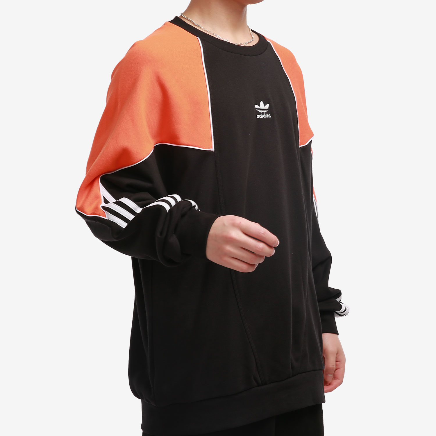 Adidas/阿迪达斯正品三叶草秋季男子休闲运动套头卫衣 GE0807-图0