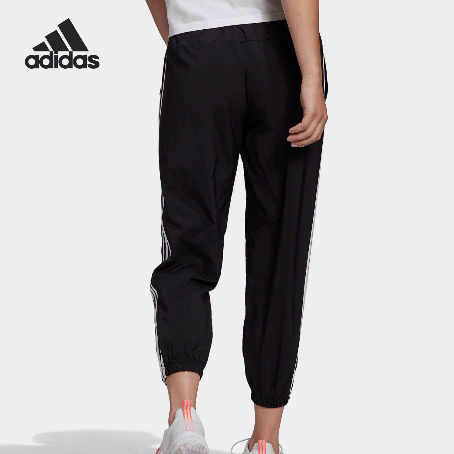 Adidas/阿迪达斯正品新款女子休闲收口运动九分长裤 GM5559-图1