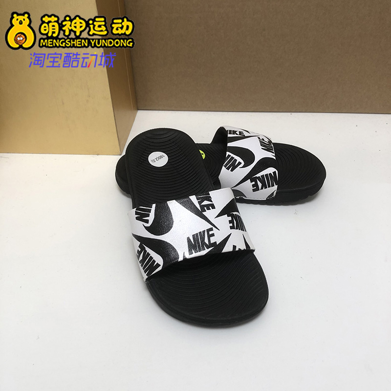 Nike/耐克正品夏季新款男大童休闲轻便运动凉拖鞋 CT6619-100 - 图0