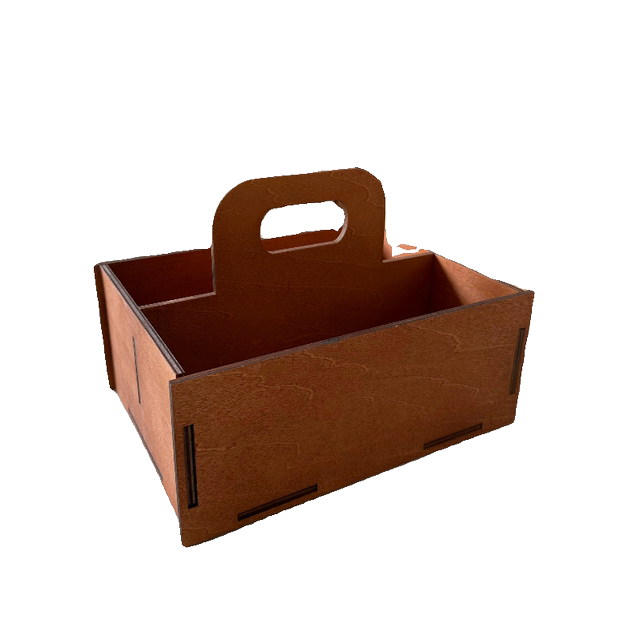 Retro simple wooden splicing atmosphere storage box