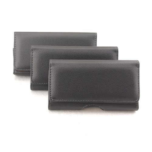 荔枝纹手机挂腰皮套 通用穿皮带腰包仿皮无LOGO适用苹果华为小米iphone15 16prmax 14pro 等智能机老人机 - 图3