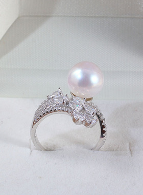 S925纯银新款精工璀璨星河戒指