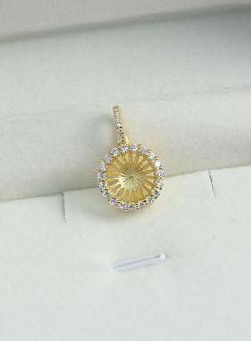 珍珠空托S925银万能卡扣吊坠