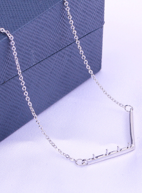 国产14k包金电镀保色多珠V字多珠空托项链吊坠DIY配饰配件简约女