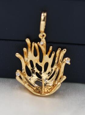 时尚简约吊坠空托轻奢小众