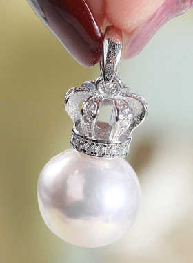 轻奢高级DIY皇冠吊坠S925纯银