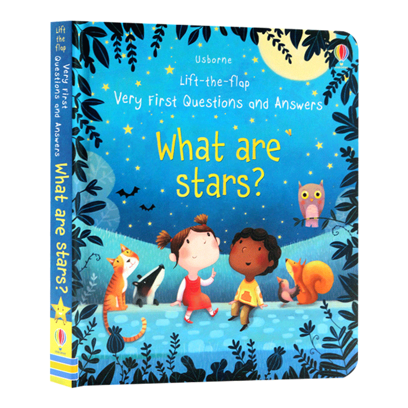 幼儿问与答翻翻书 星星是什么 Usborne Very First Questions And Answers What Are Stars 英文原版幼儿英语启蒙纸板儿童科普书 - 图3