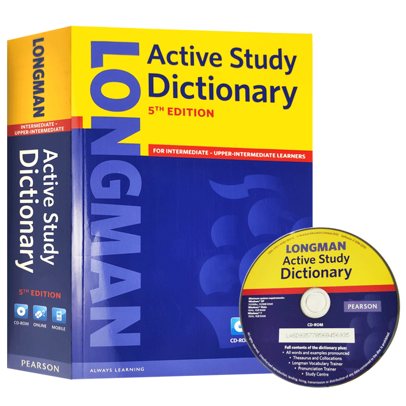 朗文多功能英语学习词典字典 第五版 Longman Active Study Dictionary 英文原版词典字典工具书
