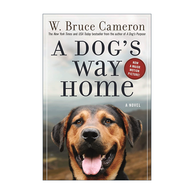 英文原版 A Dog's Way Home 一条狗的回家路 只想陪在你身边 英文版 进口英语原版书籍