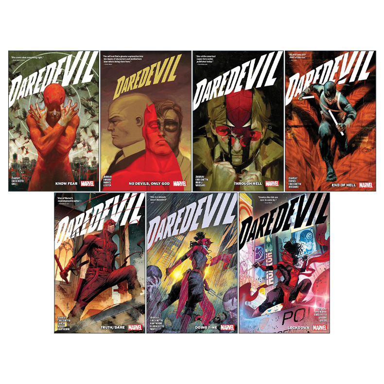 英文原版 Daredevil By Chip Zdarsky系列 7册套装超胆侠漫威漫画夜魔侠英文版进口英语原版书籍-图0