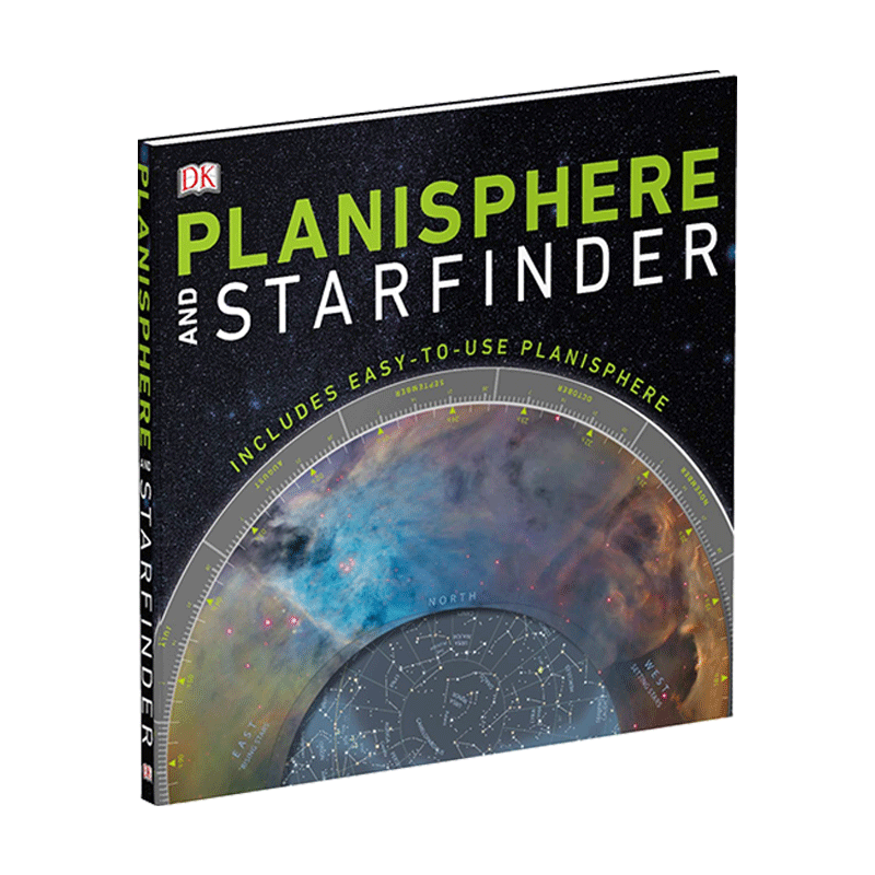 Planisphere and Starfinder 平面球星图和星体探测器 天文与空间科学 精装 英文原版太空科普百科读物 进口英语书籍 - 图0