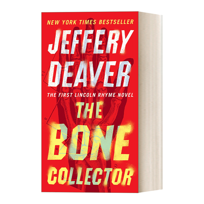 英文原版 The Bone Collector Lincoln Rhyme 林肯·莱姆系列：人骨拼图 惊悚犯罪推理小说 Jeffery Deaver 英文版 进口英语书籍 - 图0