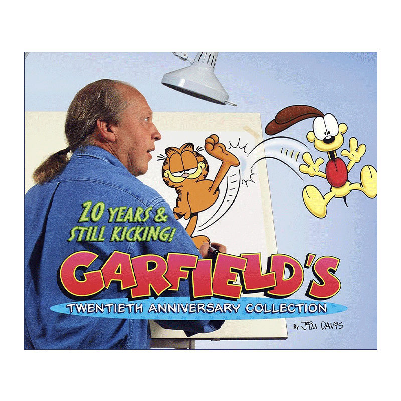 英文原版 Garfield's Twentieth Anniversary Collection: 20 Years & Still Kicking 加菲猫20周年纪念版漫画集 Jim Davis 英文版 - 图0