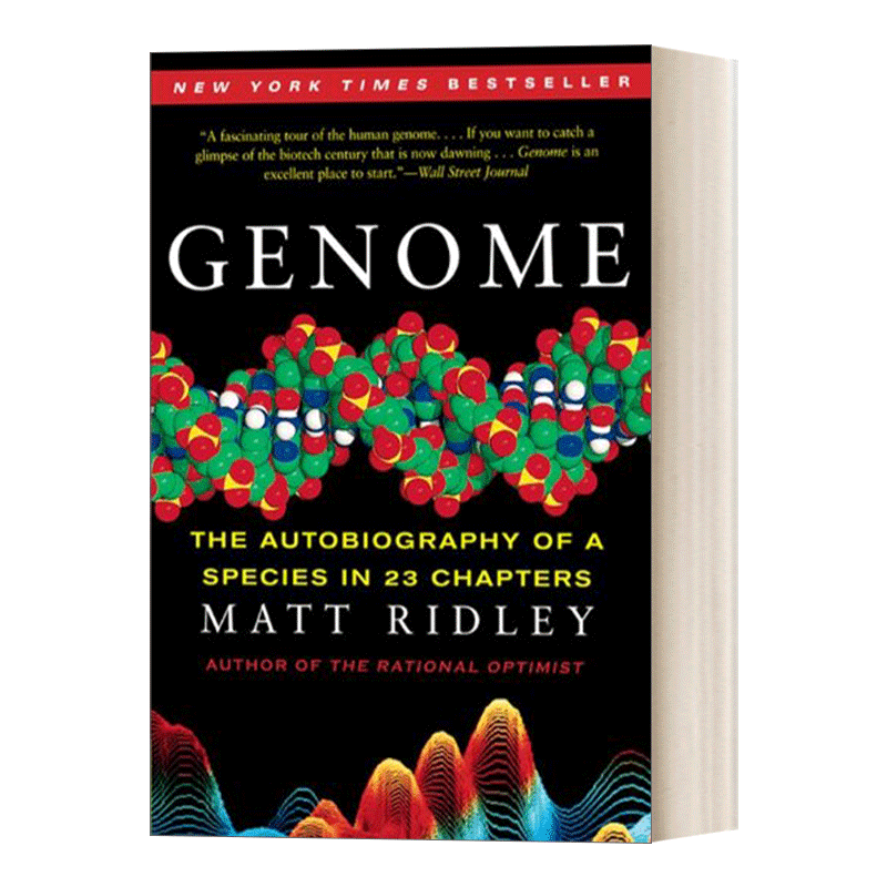 英文原版 Genome The Autobiography of a Species in 23 Chapters 基因组 生命之书23章 英文版 进口英语原版书籍