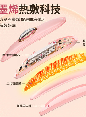 迪士尼草莓熊暖宫腰带女生用大姨妈神器缓解月经期痛肚子疼暖宝宝